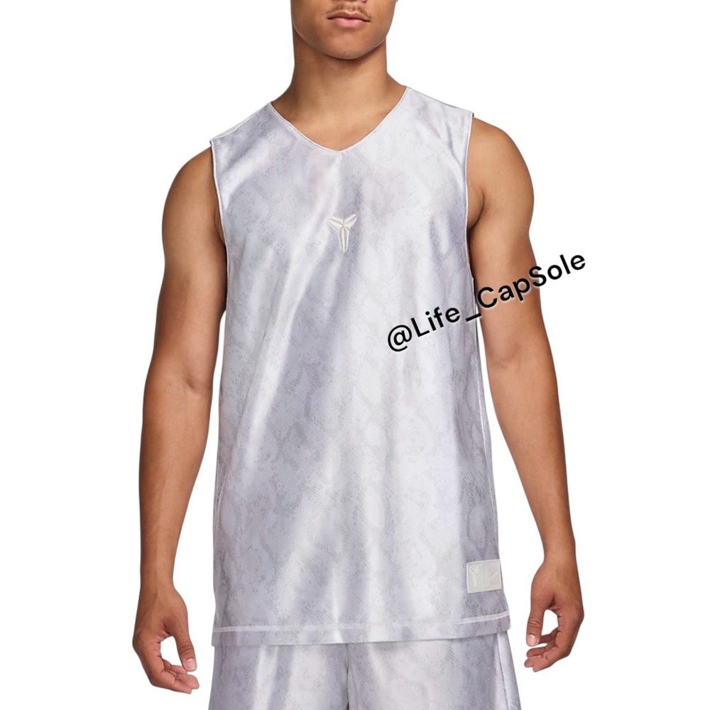 LT Large-Tall Nike Kobe Reversible Mesh Jersey Mens FZ0934-100 White Basketball - Picture 1 of 12